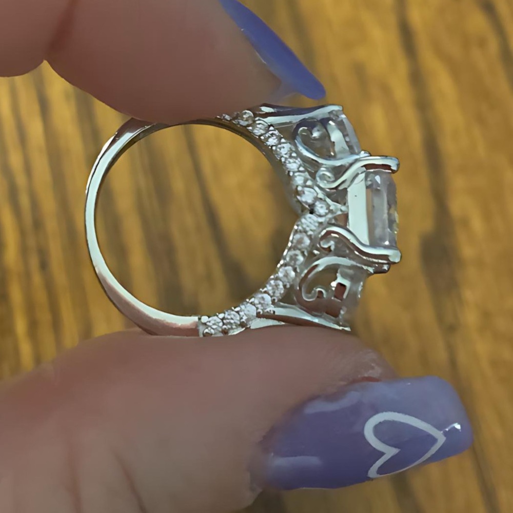 STERLING SILVER 925 AAA CZ RING - Picture 4 of 5